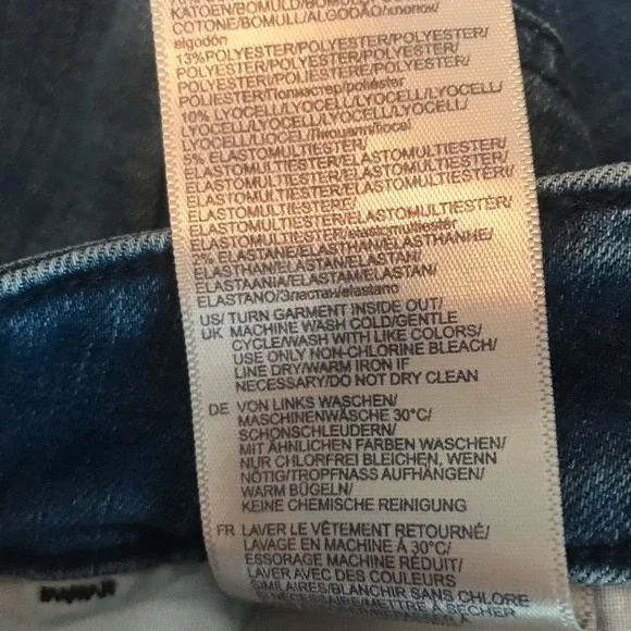 NYDJ Womens MDNMMA2558 Straight Ankle Chino Jeans - Blue - Picture 9 of 9